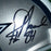 Jay Novacek Signed Dallas Cowboys Mini Replica Silver Football Helmet (JSA) - RSA