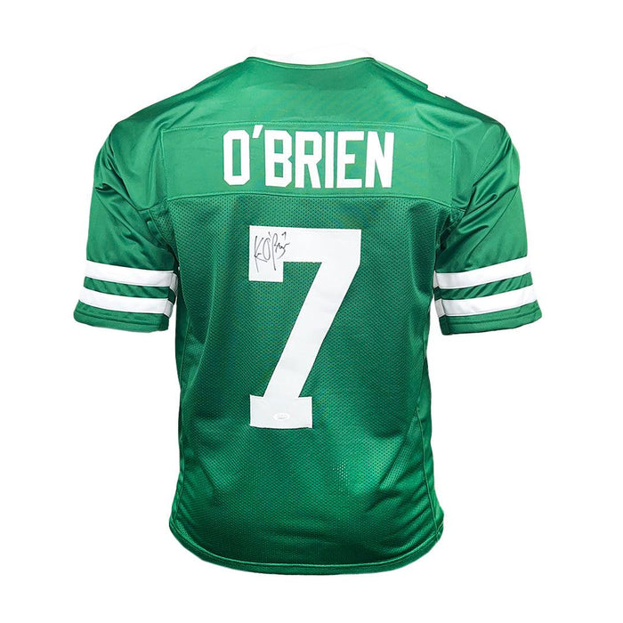 Ken O'Brien Signed New York Green Football Jersey (JSA) - RSA
