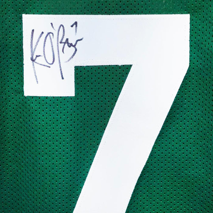 Ken O'Brien Signed New York Green Football Jersey (JSA) - RSA