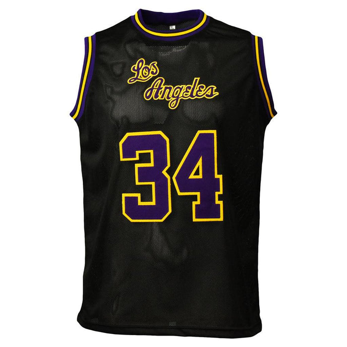 Shaquille O'Neal Signed Los Angeles Pro Black Basketball Jersey (JSA) - RSA