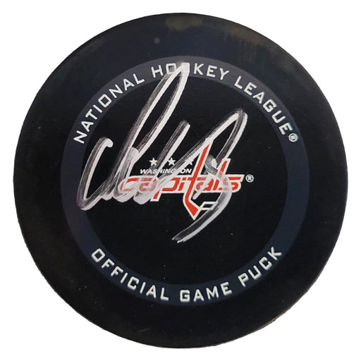 ALEX OVECHKIN WASHINGTON CAPITALS SIGNED OFFICIAL GAME PUCK