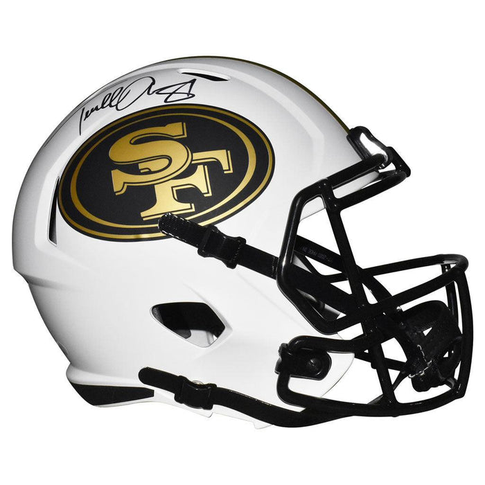 Terrell Owens Signed San Francisco 49ers Lunar Eclipse Speed Full-Size Replica Football Helmet (JSA) - RSA