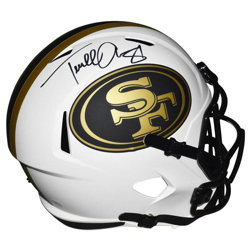 Terrell Owens Signed San Francisco 49ers Lunar Eclipse Speed Full-Size Replica Football Helmet (JSA) - RSA