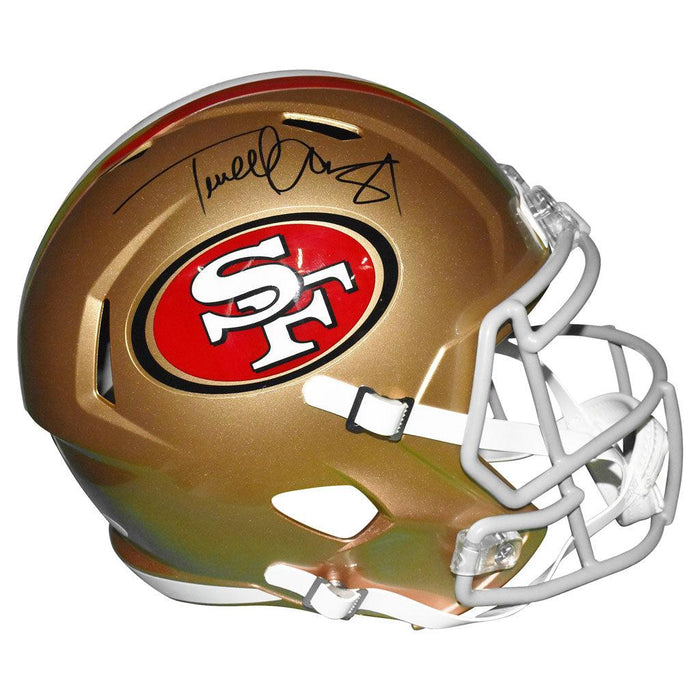 Terrell Owens Signed San Francisco 49ers Speed Full-Size Replica Football Helmet (JSA) - RSA