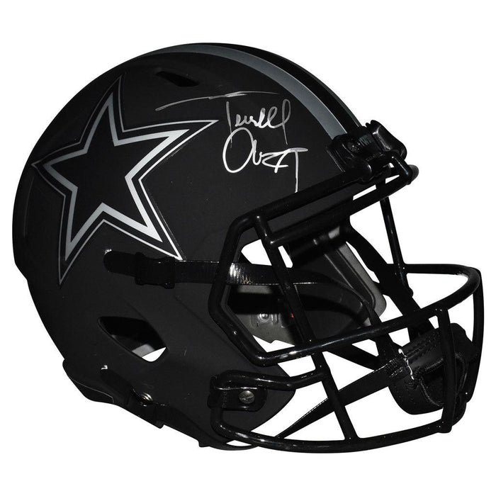 Terrell Owens Signed Dallas Cowboys Eclipse Speed Full-Size Replica Football Helmet (JSA) - RSA