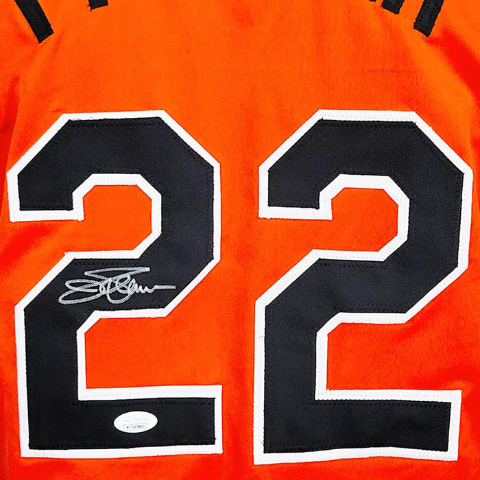 Jim Palmer Signed Baltimore Orange Baseball Jersey (JSA) - RSA