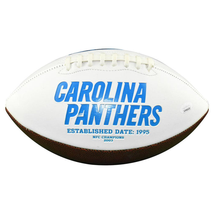 Robby Anderson Signed Carolina Panthers Official NFL Team Logo Football (Beckett) - RSA