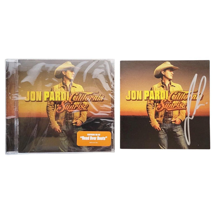 Jon Pardi Signed California Sunrise CD Booklet (JSA) - RSA