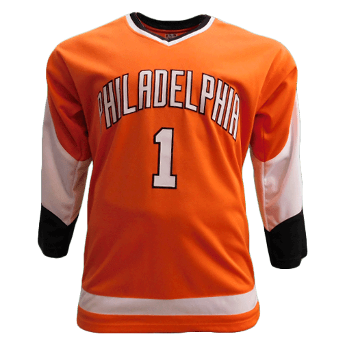 Bernie Parent Autographed Orange Hockey Jersey (JSA) — RSA
