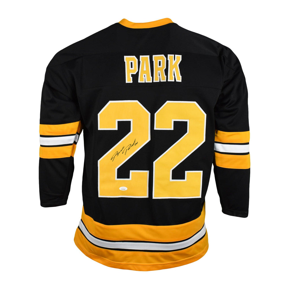 Brad Park Signed Boston Black Hockey Jersey (JSA) - RSA