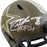 Drew Pearson Signed HOF 21 Inscription Dallas Cowboys Salute to Service Speed Mini Football Helmet (JSA) - RSA