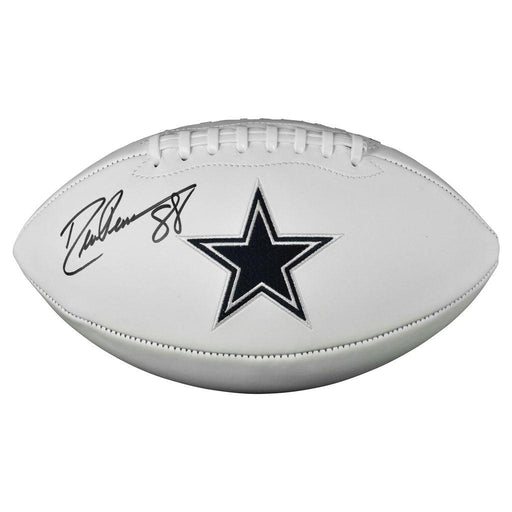 Drew Pearson Signed Dallas Cowboys Official NFL Team Logo Football (JSA) - RSA