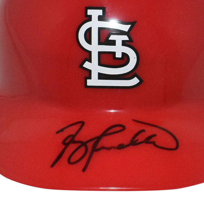 Terry Pendleton Signed St Louis Cardinals Mini MLB Baseball Batting Helmet (JSA) - RSA