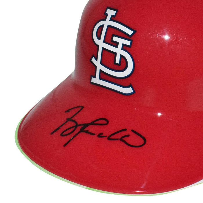 Terry Pendleton Signed St Louis Cardinals Souvenir MLB Baseball Batting Helmet (JSA) - RSA