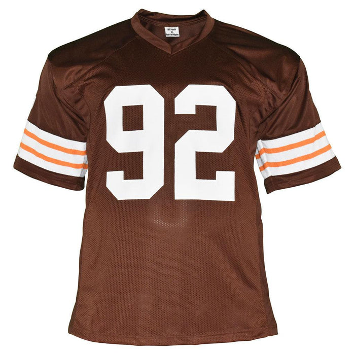 Michael Dean Perry Signed Cleveland Brown Football Jersey (JSA) - RSA