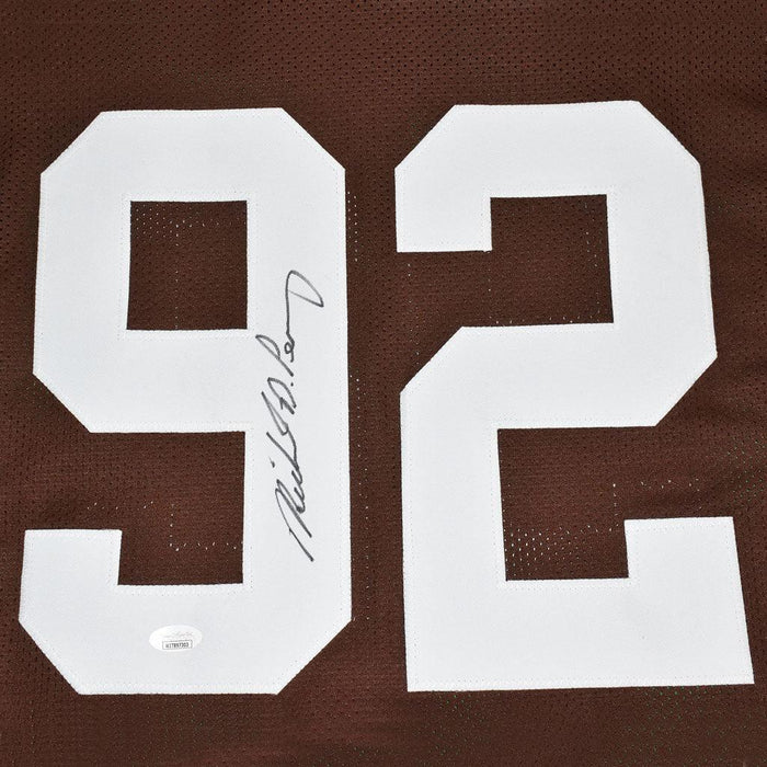 Michael Dean Perry Signed Cleveland Brown Football Jersey (JSA) - RSA