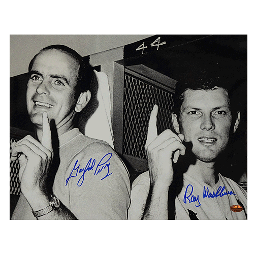 Gaylord Perry and Ray Washburn Dual-Signed St. Louis Cardinals 11x14 Photo (RSA) - RSA