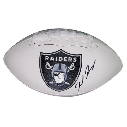 Denzel Perryman Signed Las Vegas Raiders Official NFL Team Logo Football (JSA) - RSA