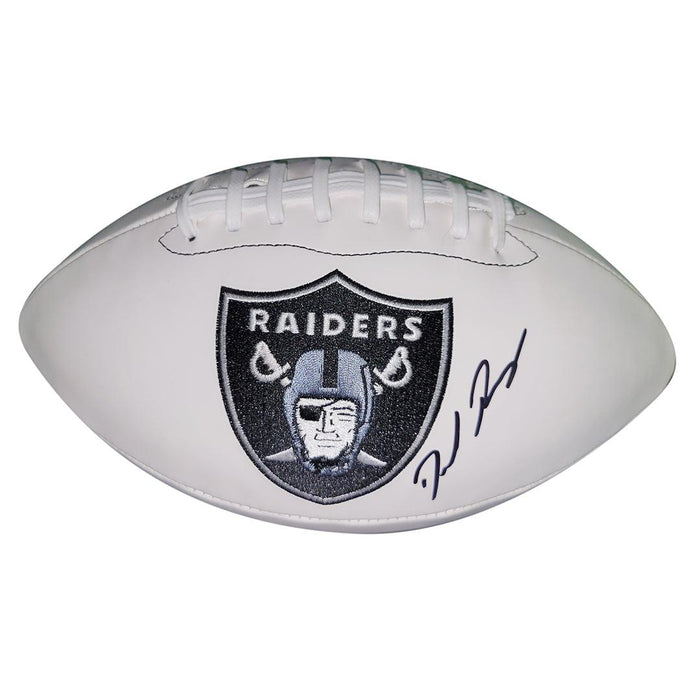 Denzel Perryman Signed Las Vegas Raiders Official NFL Team Logo Football (JSA) - RSA