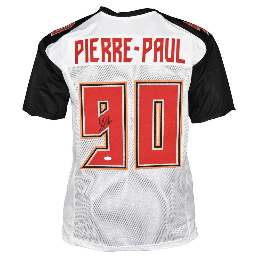Jason Pierre-Paul Signed Tampa Bay Pro White Football Jersey (JSA