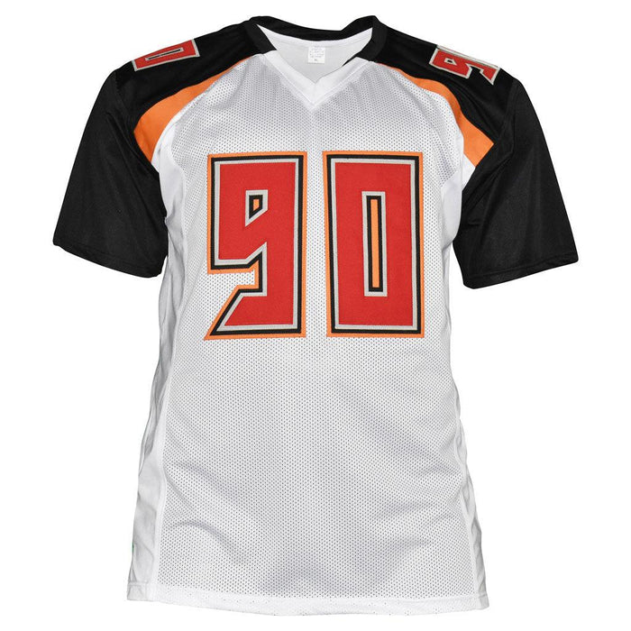 Jason Pierre-Paul Signed Tampa Bay Pro White Football Jersey (JSA) - RSA