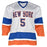 Denis Potvin Signed HOF 91 Inscription New York White Hockey Jersey (JSA) - RSA