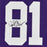 Purple People Eaters Signed Pro Edition Purple Football Jersey (Beckett) - RSA