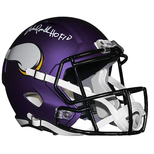 John Randle Minnesota Vikings Autographed Full Size Replica Football Helmet (JSA) HOF Inscription Included - RSA