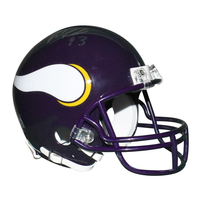 John Randle Signed Minnesota Vikings Mini Replica Purple Throwback Football Helmet (JSA) - RSA