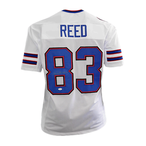 Andre Reed Signed HOF '14 Pro Edition Football Jersey White (JSA) - RSA