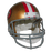 Jerry Rice Full Sized Autographed Replica Football Helmet (JSA) - RSA