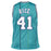 Glen Rice Signed Charlotte Blue Basketball Jersey (JSA) - RSA