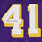 Glen Rice Signed Los Angeles Pro Purple Basketball Jersey (JSA) - RSA