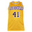 Glen Rice Signed Los Angeles Pro Yellow Basketball Jersey (JSA) - RSA