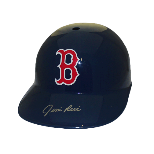 Jim Rice Autographed Boston Red Sox Full Size Souvenir Baseball Batting Helmet (JSA) - RSA