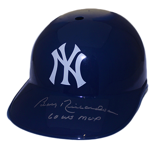 Bobby Richardson Yankees Autographed Full Size Souvenir Baseball Batting Helmet (JSA ) World Series MVP Inscription 1960 - RSA