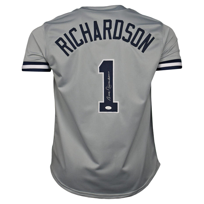 Bobby Richardson Signed New York Gray Baseball Jersey (JSA) - RSA