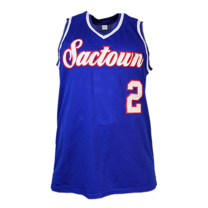 Mitch Richmond Signed Sacramento Blue Basketball Jersey (JSA) — RSA