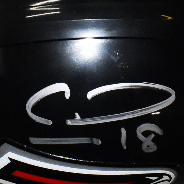 Calvin Ridley Signed Atlanta Falcons Mini Football Helmet (Beckett) - RSA
