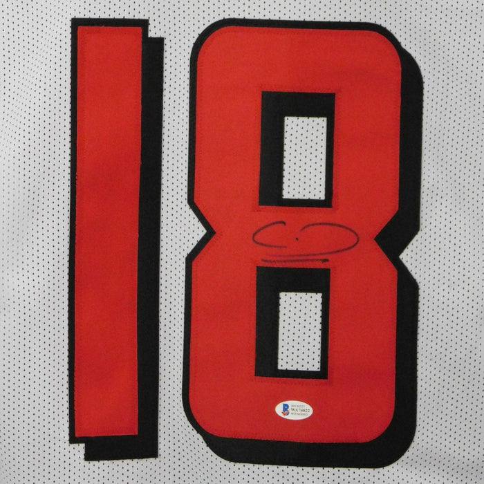 Calvin Ridley Signed White Pro-Edition Jersey (JSA) - RSA