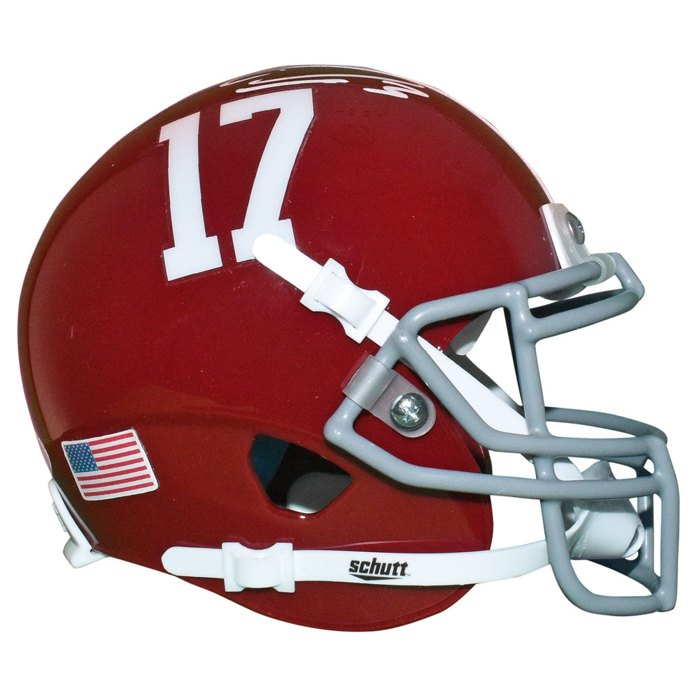 Calvin Ridley Signed Alabama Crimson Tide Mini Schutt National Champions Football Helmet (JSA) - RSA
