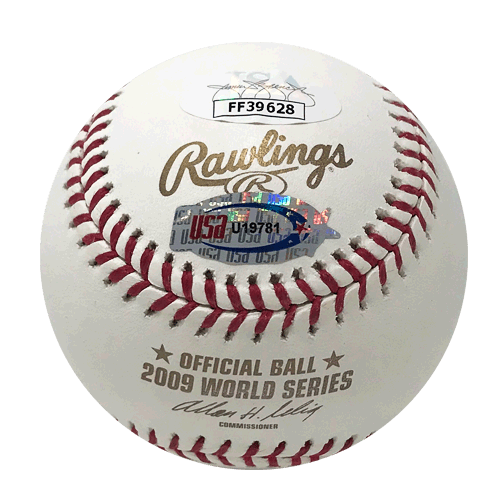 Mariano Rivera Yankees Signed '09 WS Champs Official 2009 World Series Baseball (JSA) - RSA
