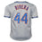 Rene Rivera Signed New York Grey Baseball Jersey (JSA) - RSA