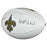 Willie Roaf Signed HOF 2012 Inscription New Orleans Saints Official NFL Team Logo Football (JSA) - RSA