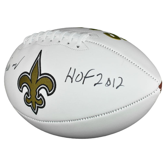 Willie Roaf Signed HOF 2012 Inscription New Orleans Saints Official NFL Team Logo Football (JSA) - RSA