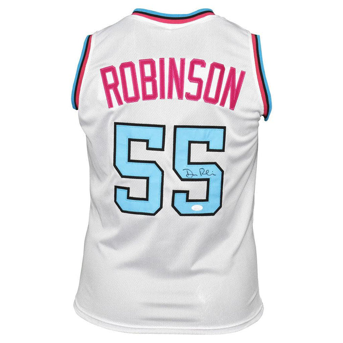 Duncan Robinson Signed Miami Pro Alternate White Basketball Jersey (JSA) - RSA