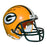 Dave Robinson Signed HOF 13 Inscription Green Bay Packers Mini Replica Yellow Football Helmet (JSA) - RSA