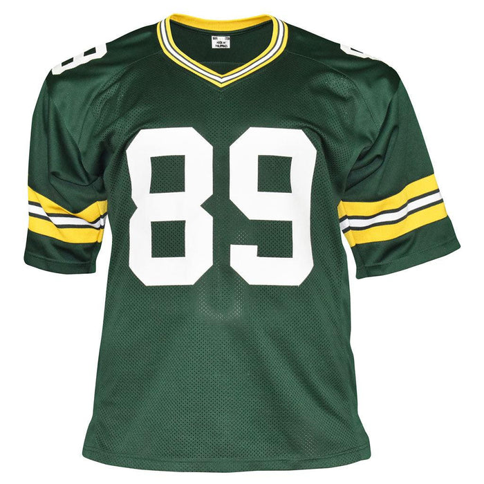 Dave Robinson Signed HOF 2013 Inscription Green Bay Green Football Jersey (JSA) - RSA