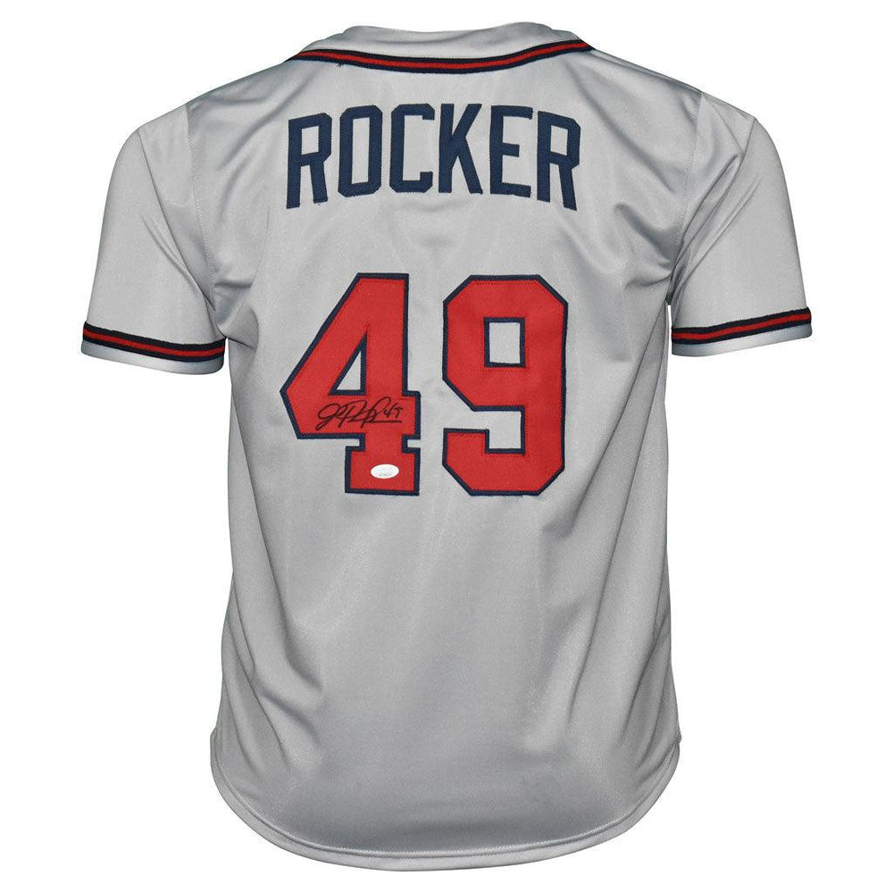John Rocker Signed Atlanta Grey Baseball Jersey (JSA)