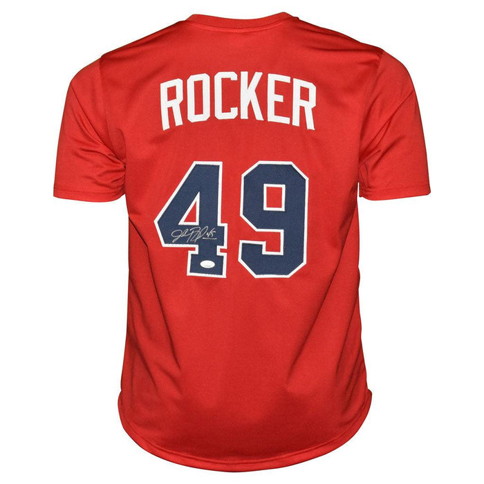 John Rocker Signed Atlanta Red Baseball Jersey (JSA) - RSA